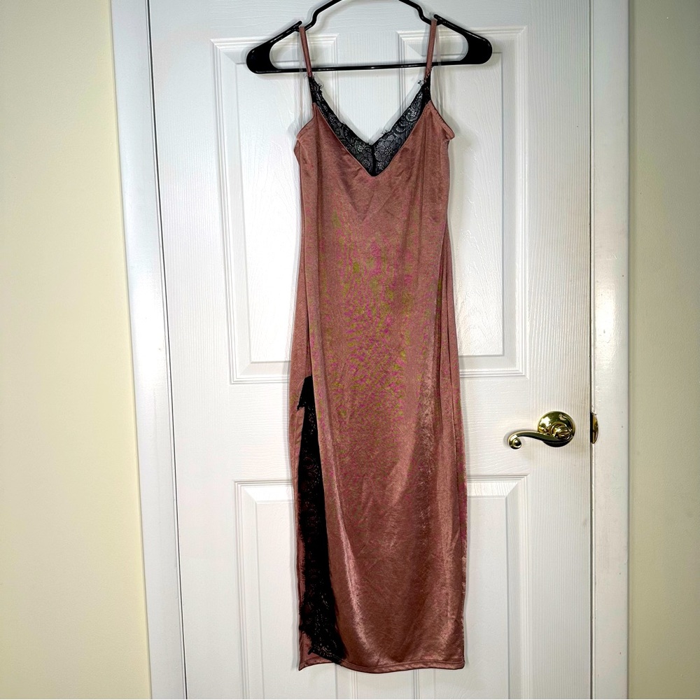 Dusty Pink Slip Dress